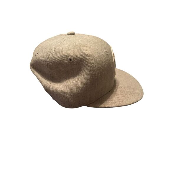 New Era Youth Tan Wool Blend NBA Utah Jazz 9Fifty Snapback Hat Adjustable - Picture 2 of 6